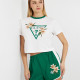 Guess Γυναικεία κοντομάνικη μπλούζα Zoey Crop T-Shirt